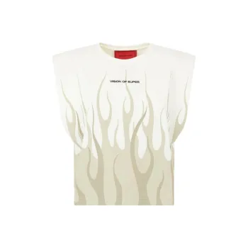 Vision Of Super Tank Tops Women's White