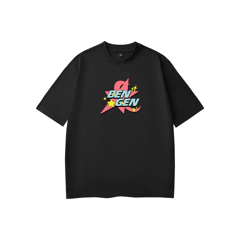 BENGEN Drop Shoulder Sleeve T Shirt Unisex-2