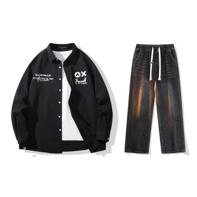 Airwalk Shirt Matching Sets Unisex-0