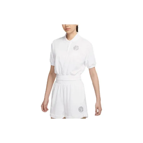Nike Drop Shoulder Sleeve T Shirt Women's White