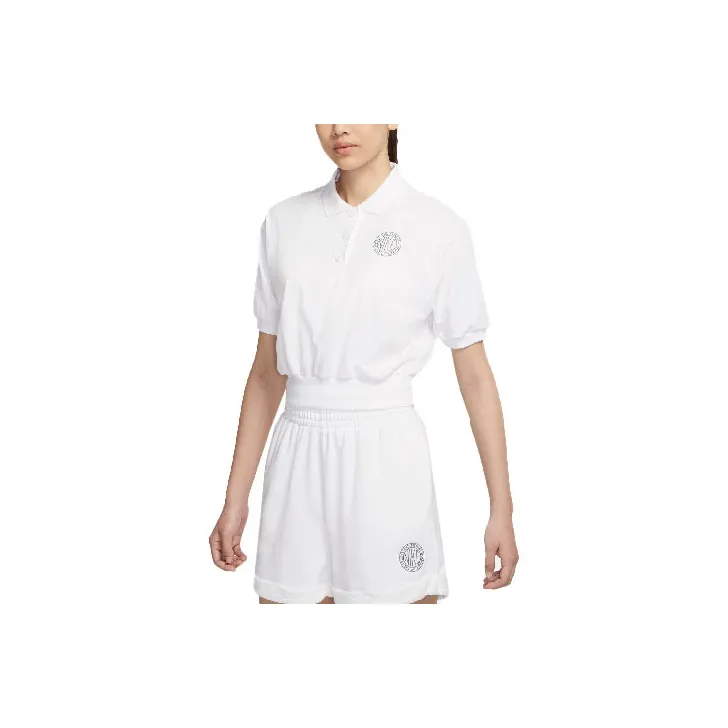 Nike Drop Shoulder Sleeve T Shirt Women's White-0