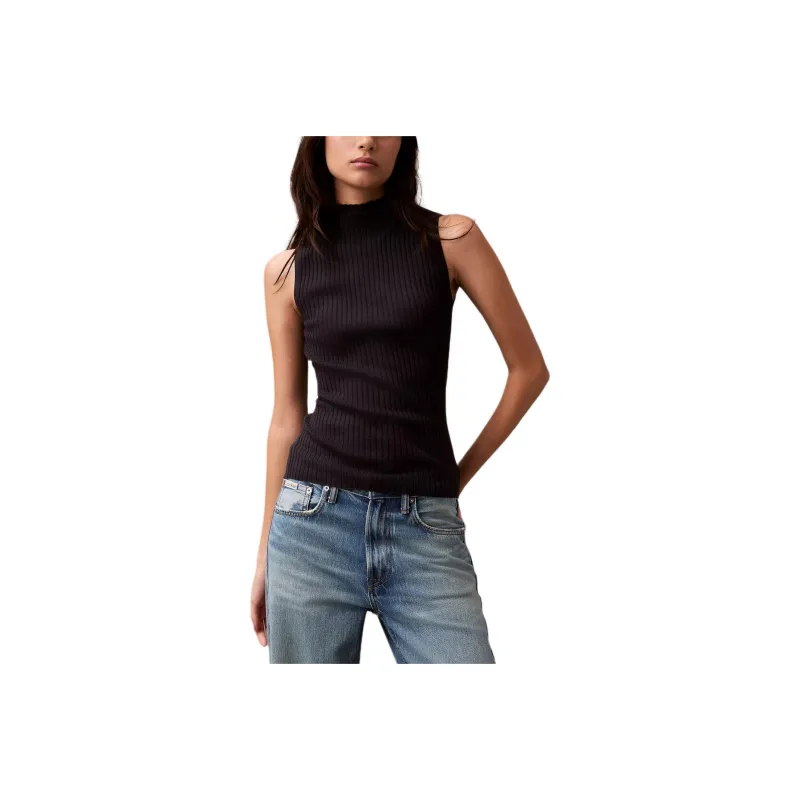 CALVIN KLEIN Tank Tops Women's Black-0