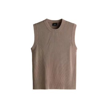 H&M Tank Tops Men Dark Beige