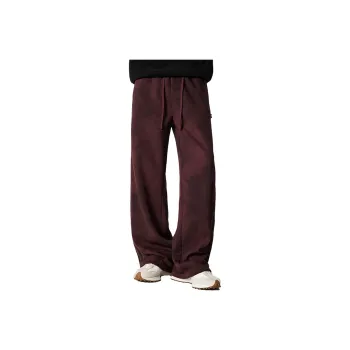 GTRG Casual Pants Unisex Dirty Red