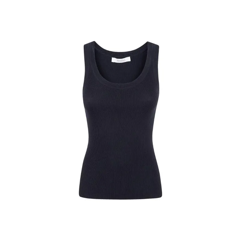 MaxMara Ribbed Tank Top-0