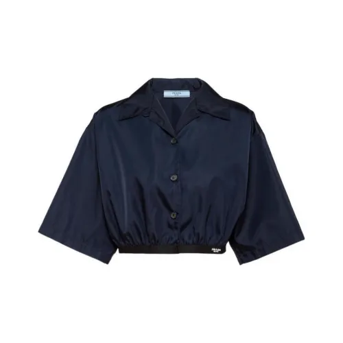 PRADA Crop Tops Women's Blue