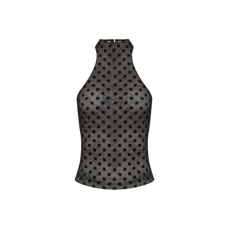 Misbhv Monogram Halter Top-0