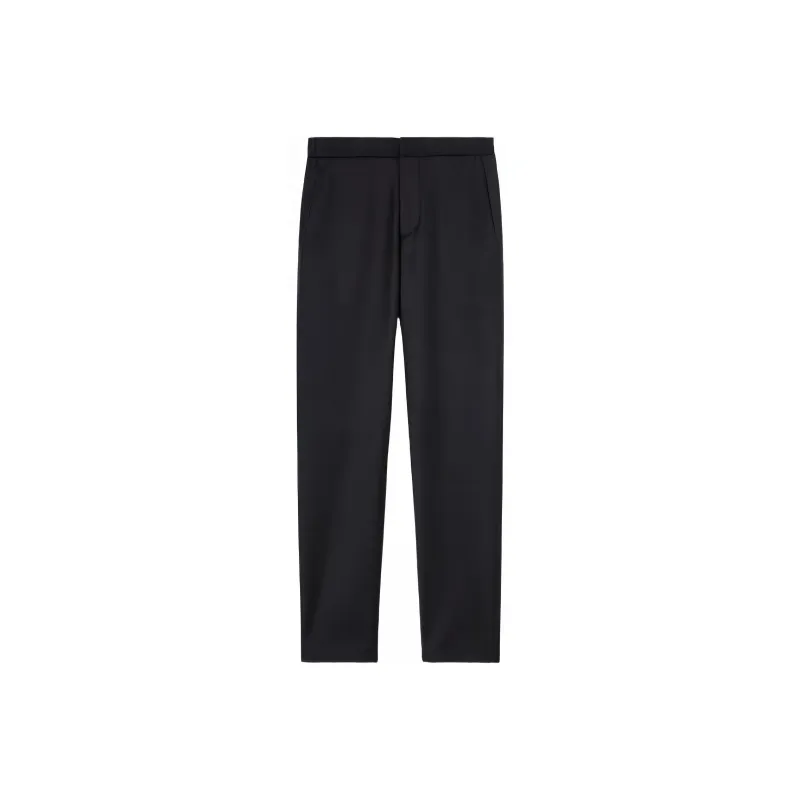 Loro Piana Casual Pants Men's Black-0