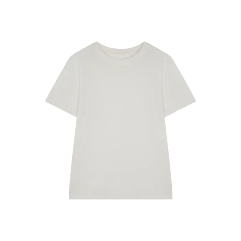 IHIMI T Shirt Women's Plain White-0