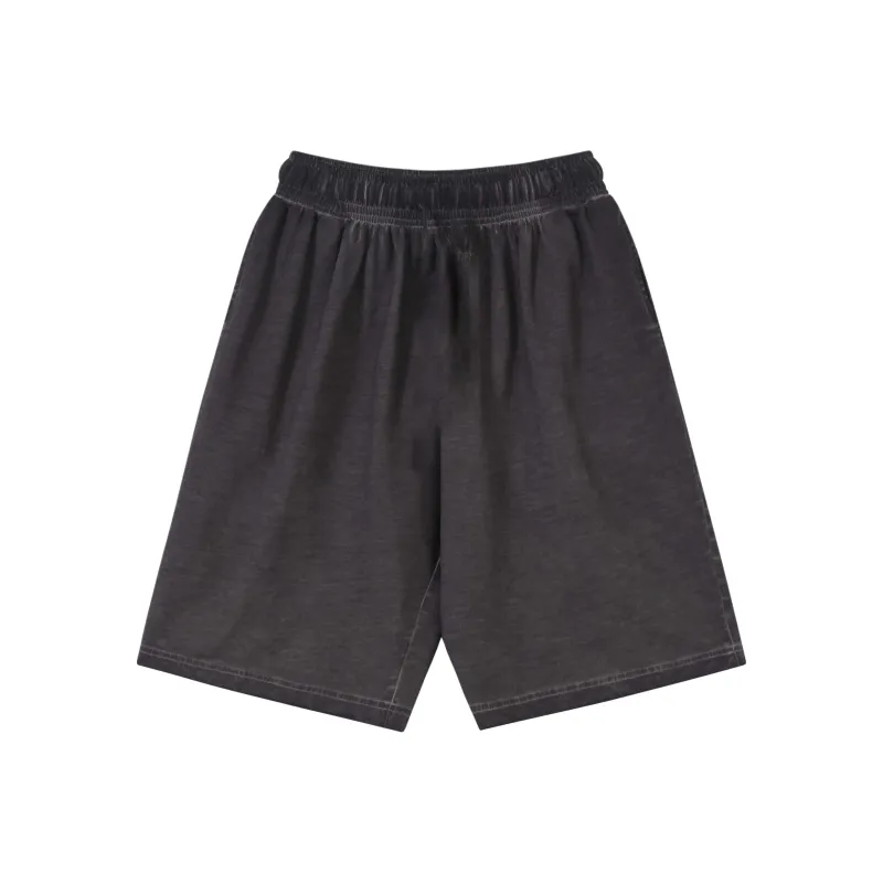 PENTAGONAL HEART Knitted Fabric Casual Shorts Unisex-5