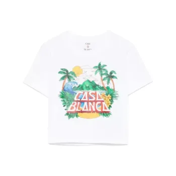 CASABLANCA Casa Beach Wave T shirt