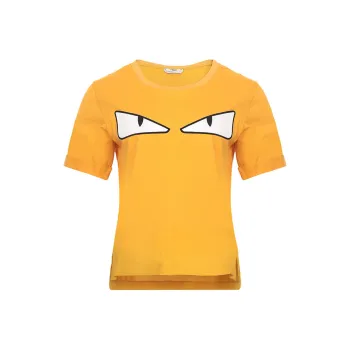 FENDI T-Shirts Women's Yellow