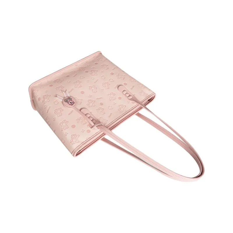 Disney Synthetic Leather Tote Bag, Shoulder Bag Women's Pink-3