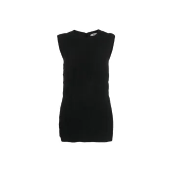 GAUCHERE Crinkled-finish Open-back Top