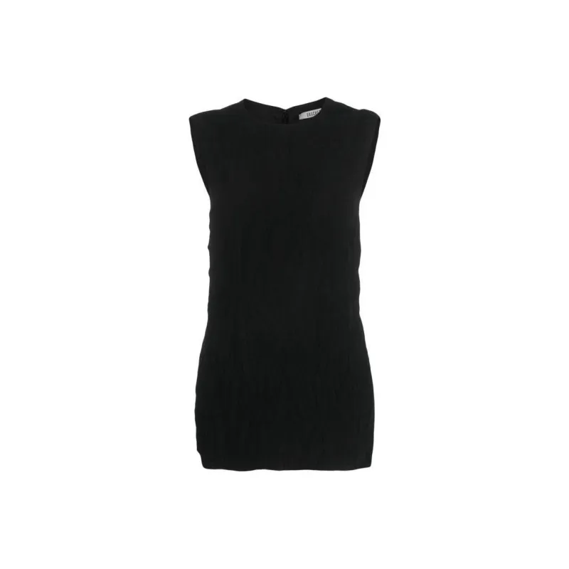 GAUCHERE Crinkled-finish Open-back Top-0