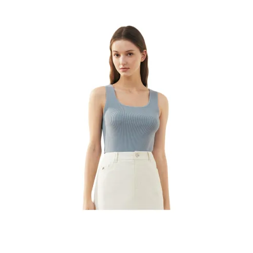 Hush Puppies Tank Top Women's Gray Blue