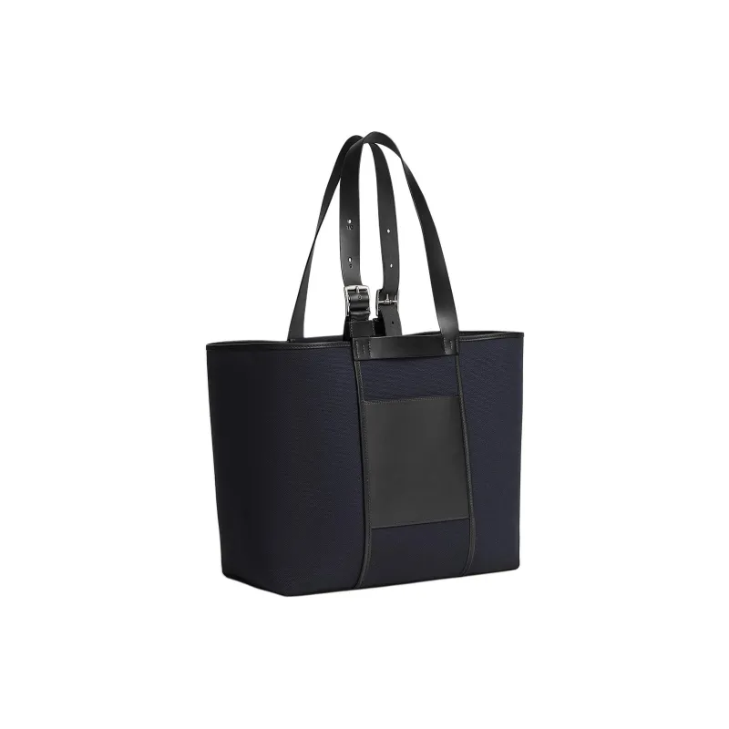 HERMES Etriviere Pocket Hunter Cow With Swift Calfskin Handbag, Shoulder Bag Men's Dark Blue & Black-1