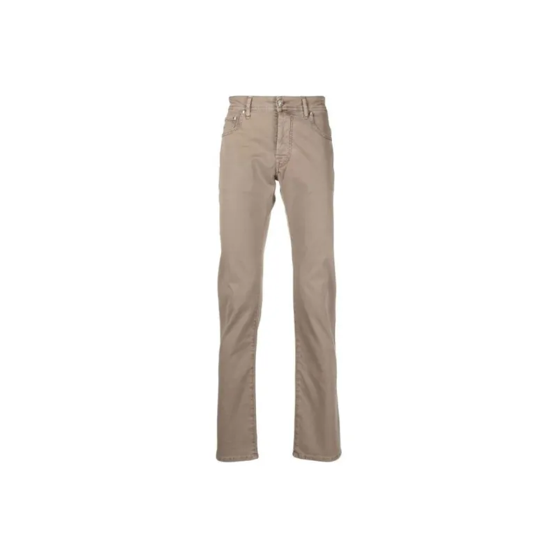 JACOB COHEN Bard Logo Patch Mid Rise Jeans-0