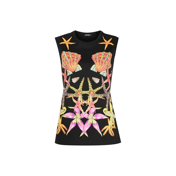 VERSACE T Shirts Women's Black-0