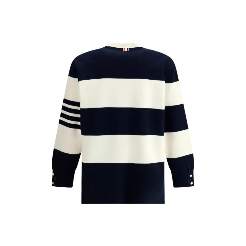 THOM BROWNE Striped Cardigan-1