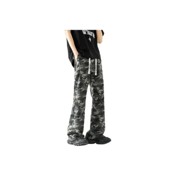 RICE NINE TEN Casual Pants Unisex Camouflage