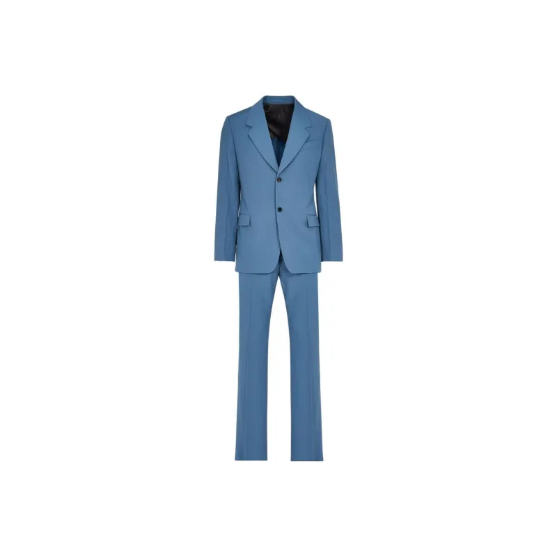 Ferragamo Business Suits Men Set Pink Blue-0