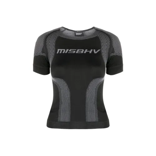 Misbhv 블랙 여성 티셔츠