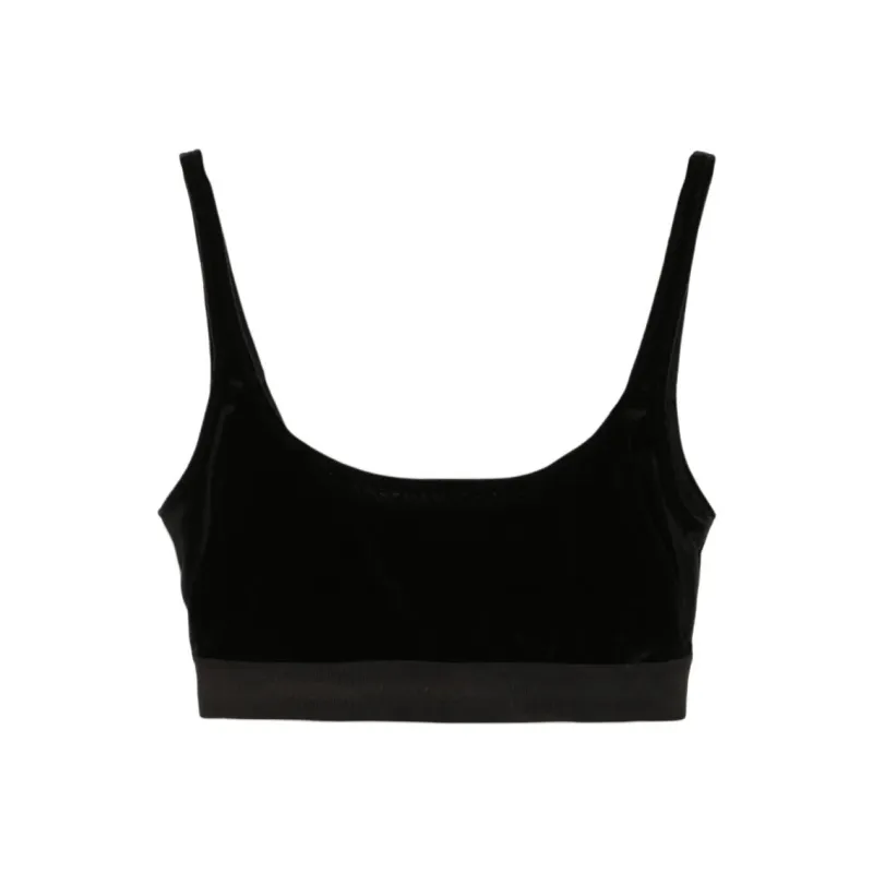 TOM FORD Velvet Cropped Top-0