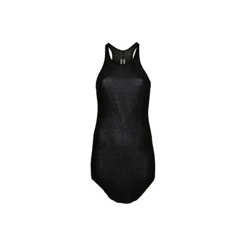 RICK OWENS Basic Fine ribbed Tank Top