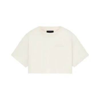AMIRI Logo Embroidered Cropped T Shirt