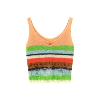CHUU Tank Tops Women's Orange Red