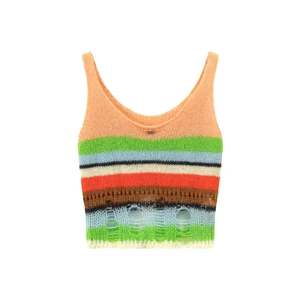 CHUU Tank Tops Women's Orange Red-0
