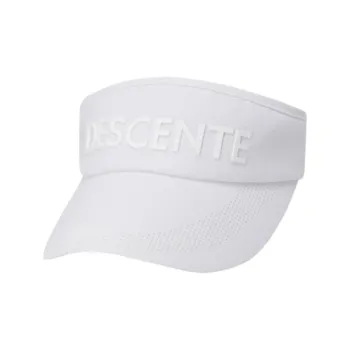 DESCENTE Polyester, Polyurethane Sun Protection Hats Women's White
