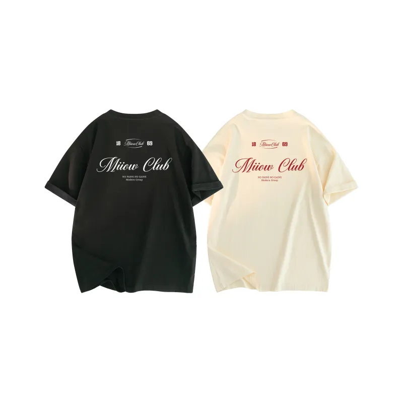 MIIOW Trend Party Series Short Sleeved T Shirts Women's 2 Pack-19