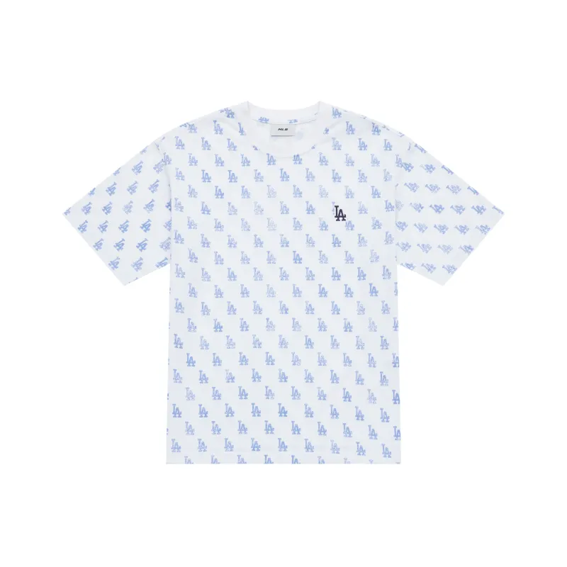 MLB MONOGRAM Collection Los Angeles Dodgers SS25 T Shirt Unisex Dark Blue-1