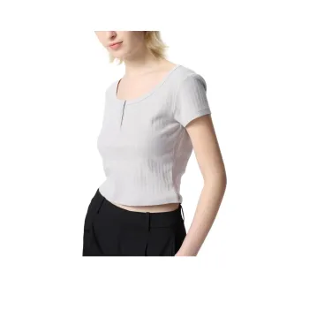 UNIQLO T Shirt Women's Light Gray