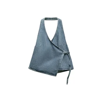 ZARA Tank Tops Women's Blue