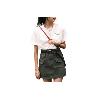 Tonlion T Shirt Women's Raw White