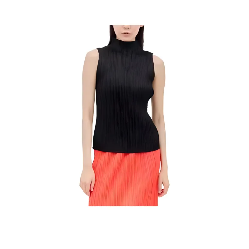 PLEATS PLEASE ISSEY MIYAKE Tank Top Women's Black-0