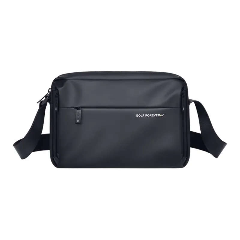 GOLF Fabric Crossbody Bag, Shoulder Bag Regular Men's Dusty Black/Elegant Gray-1