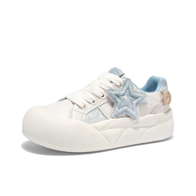 VAEL Lotus Pond At Night Low Top Skateboard Shoes Women's-2