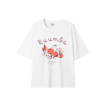 DIALOGUE Drop Shoulder Sleeve T Shirt Women's Fresh Look White
