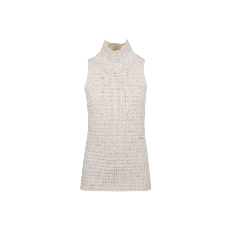 JIL SANDER High Neck Sleeveless Top-0