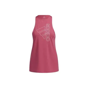 Adidas Clothing Tank Tops Women's Red