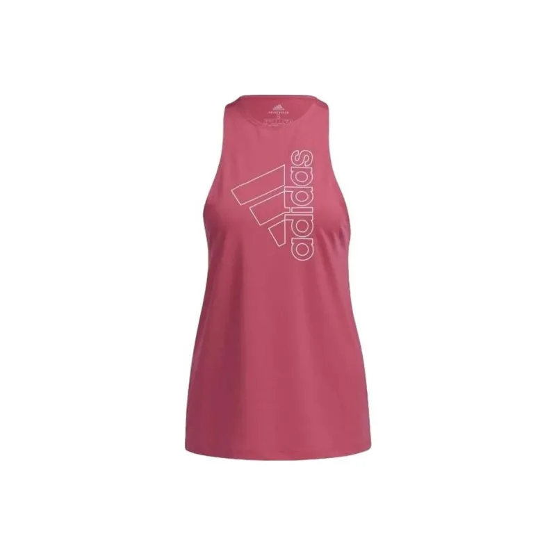 Adidas Clothing Tank Tops Women's Red-0