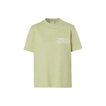 Burberry T Shirts Women's Mist Green