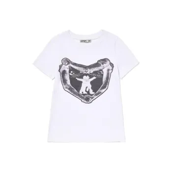 OPENyy T Shirts Women's White