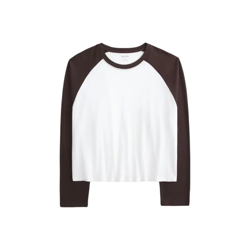 Hollister T-Shirt Women's Brown-0