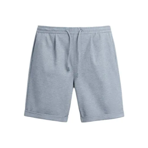 ZARA Casual Shorts Men's Zebra Print Blue