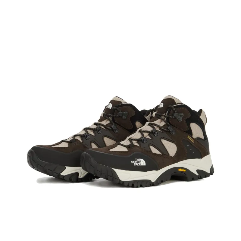 THE NORTH FACE Sierra Cushioning Slip Resistant Mid Top Hiking Shoes Men's Brown-3